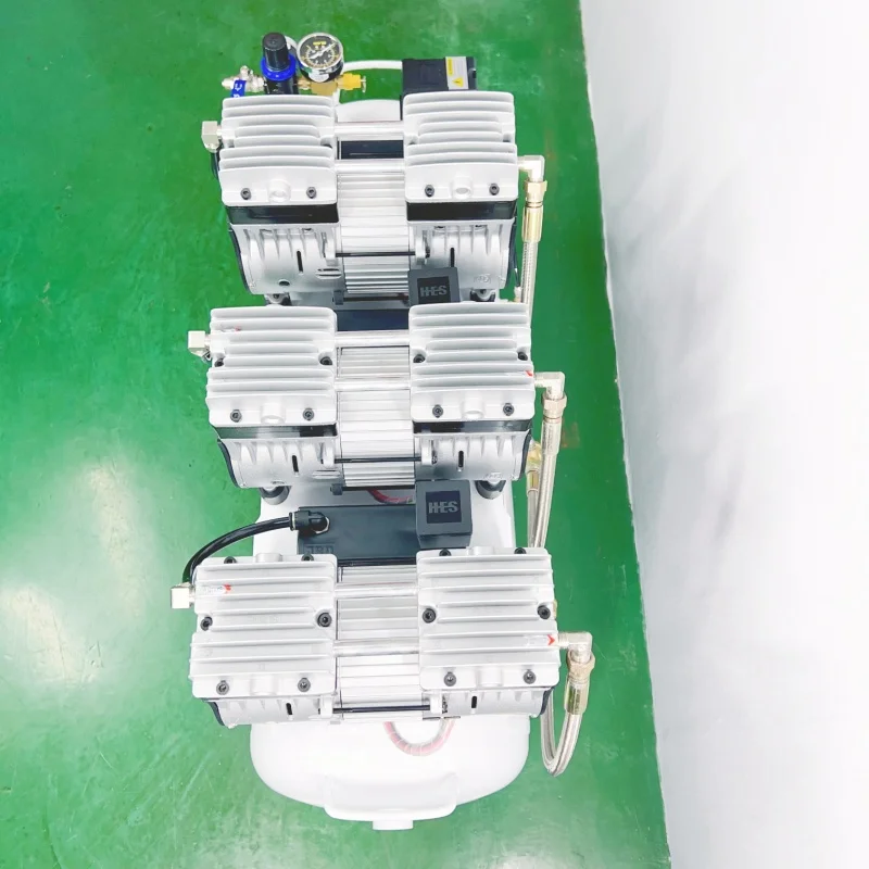 Silent Oil Free Air Compressor High Quality Dental Supply Built In Silent Oilfree Air Compressor