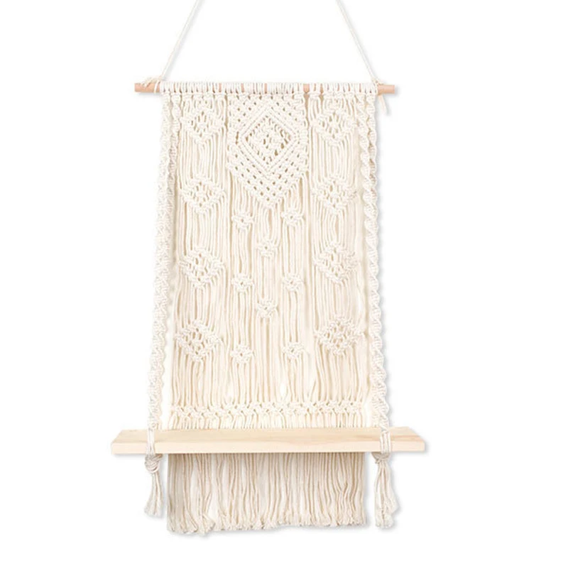 novelty  home decor woven tassel tapestry  garden hotel wall art decor Wall Hangings creative decoration tapestry