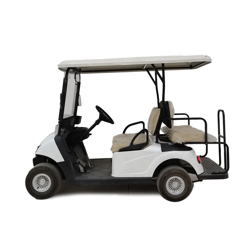Hot sale of high quality 4 seater raised unit golf carts Lead acid batteries Custom made durable golf carts