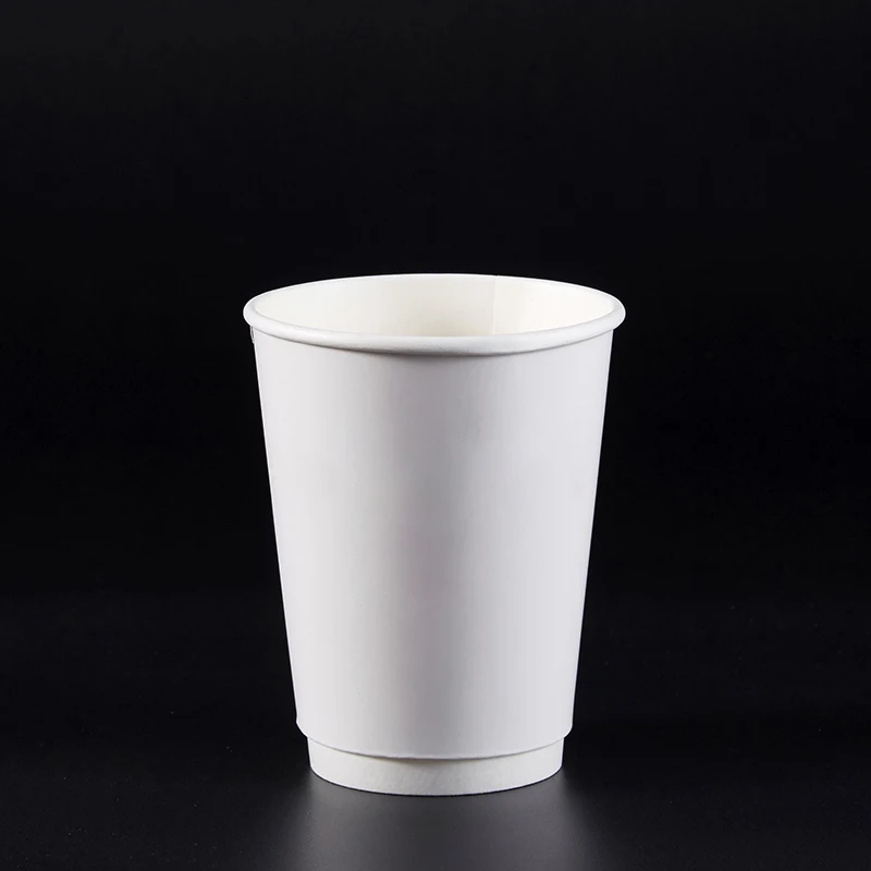 10oz/340ml white paper coffee cups custom logo