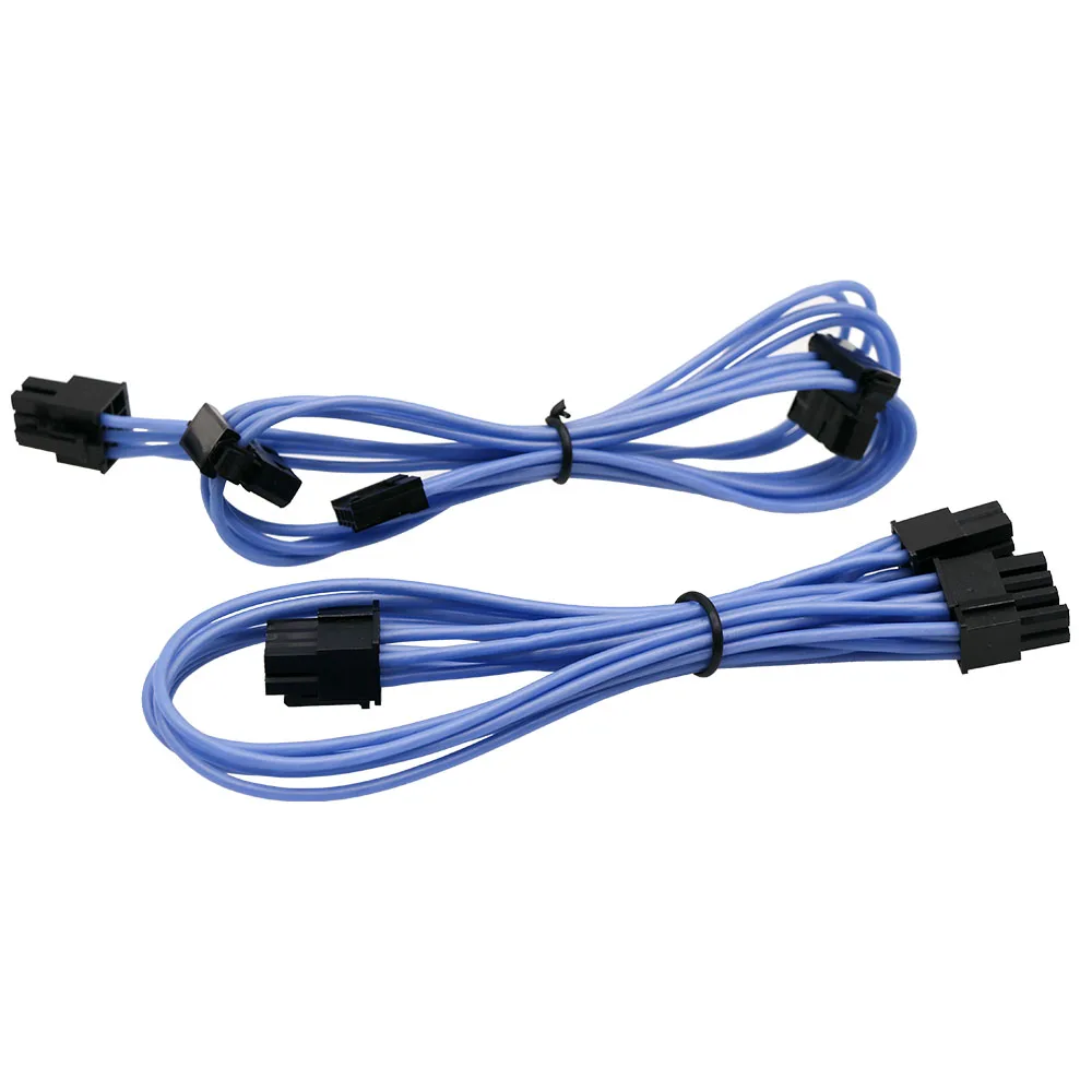 PSU Cable Kit 24pin ATX  8pin PCI-E  8pin To 6+2 To 6+2  6pin PCI-E To 2 * Large 4P Puncture To Small 4P soft silicone cable