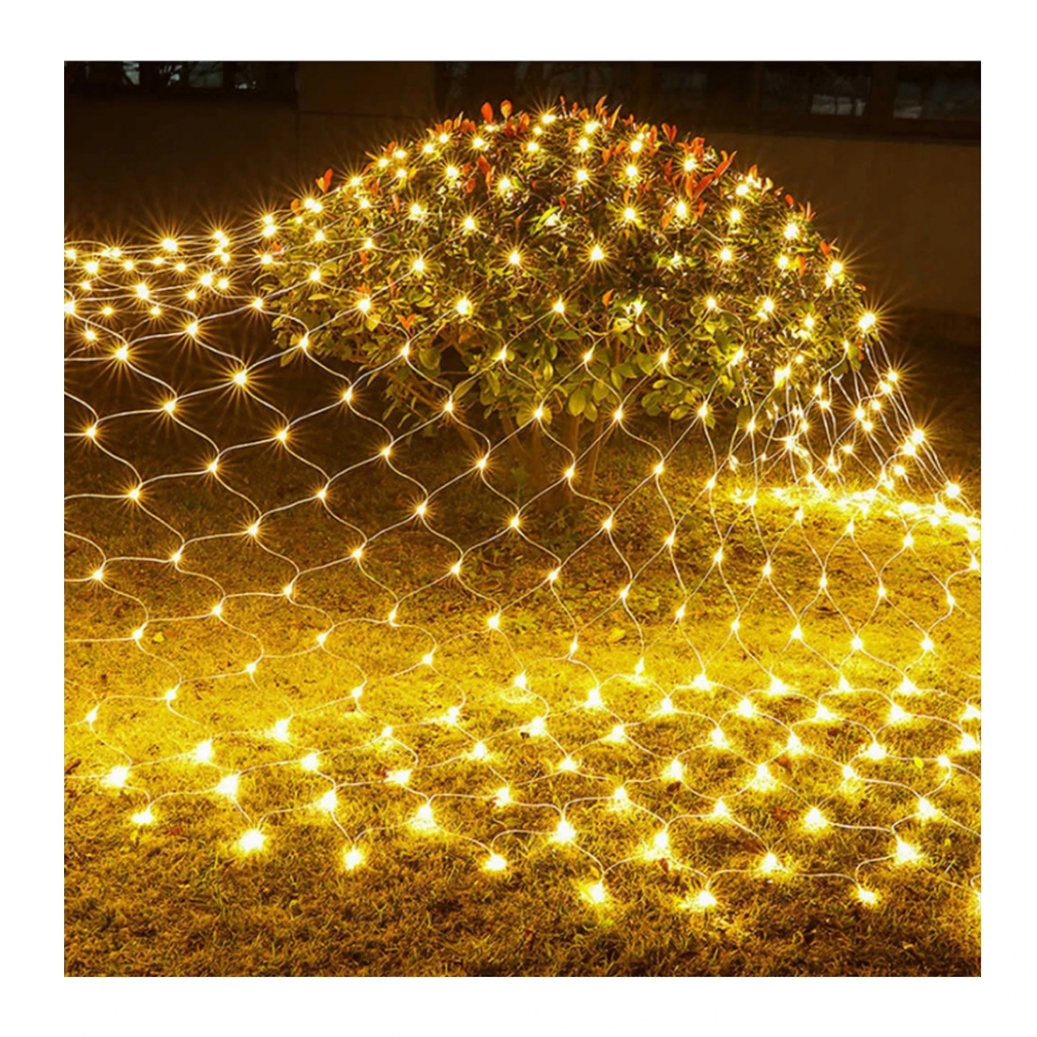 Наружное освещение сетчатая гирлянда 1,5 м * 1,5 м 96Led Водонепроницаемая светодиодная сетчатая лампа с 8 режимами для украшения сада деревьев