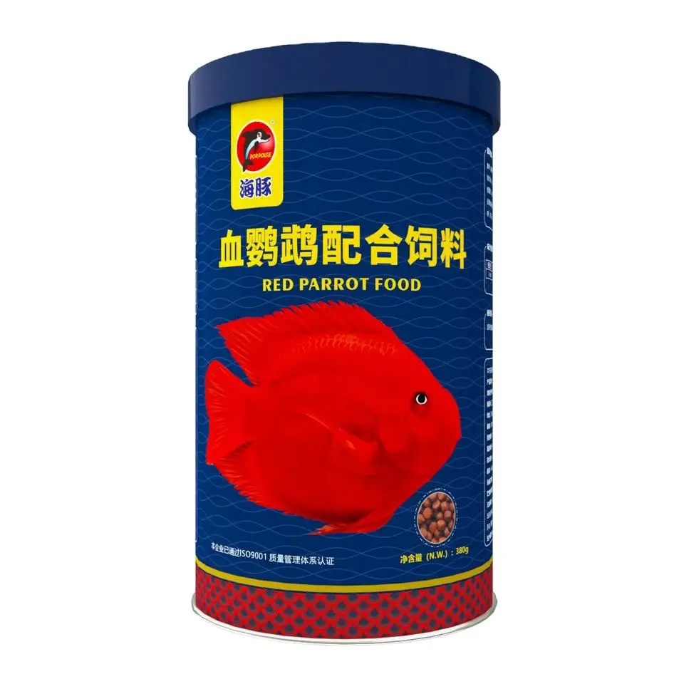 1200ml 400g Dry Food Red Blood Parrot Fish Color Enhancing Formula