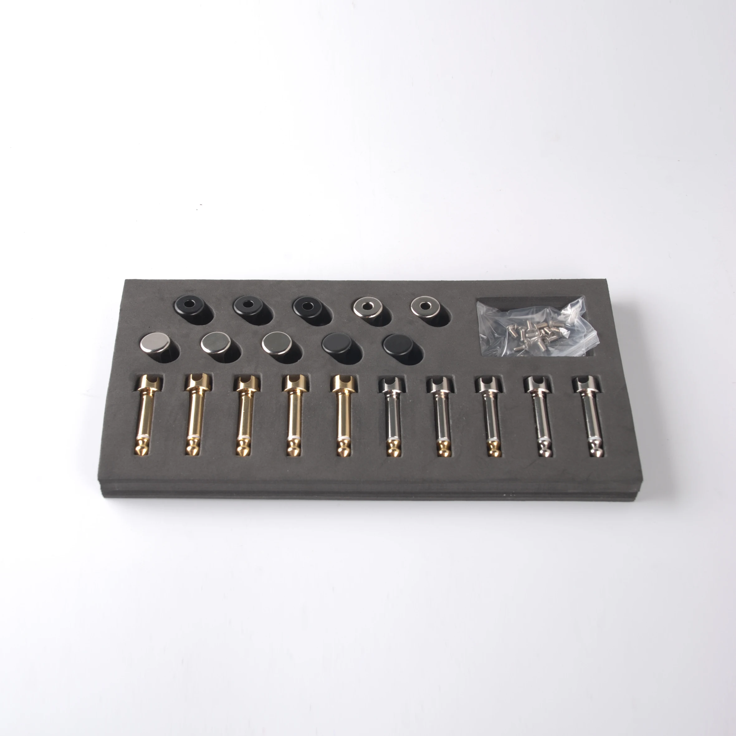 DIY Guitar Pedal Patch Cable Solder-Free Kit  Audio Solderless 6.35 Mono Plugs for Effect Pedal