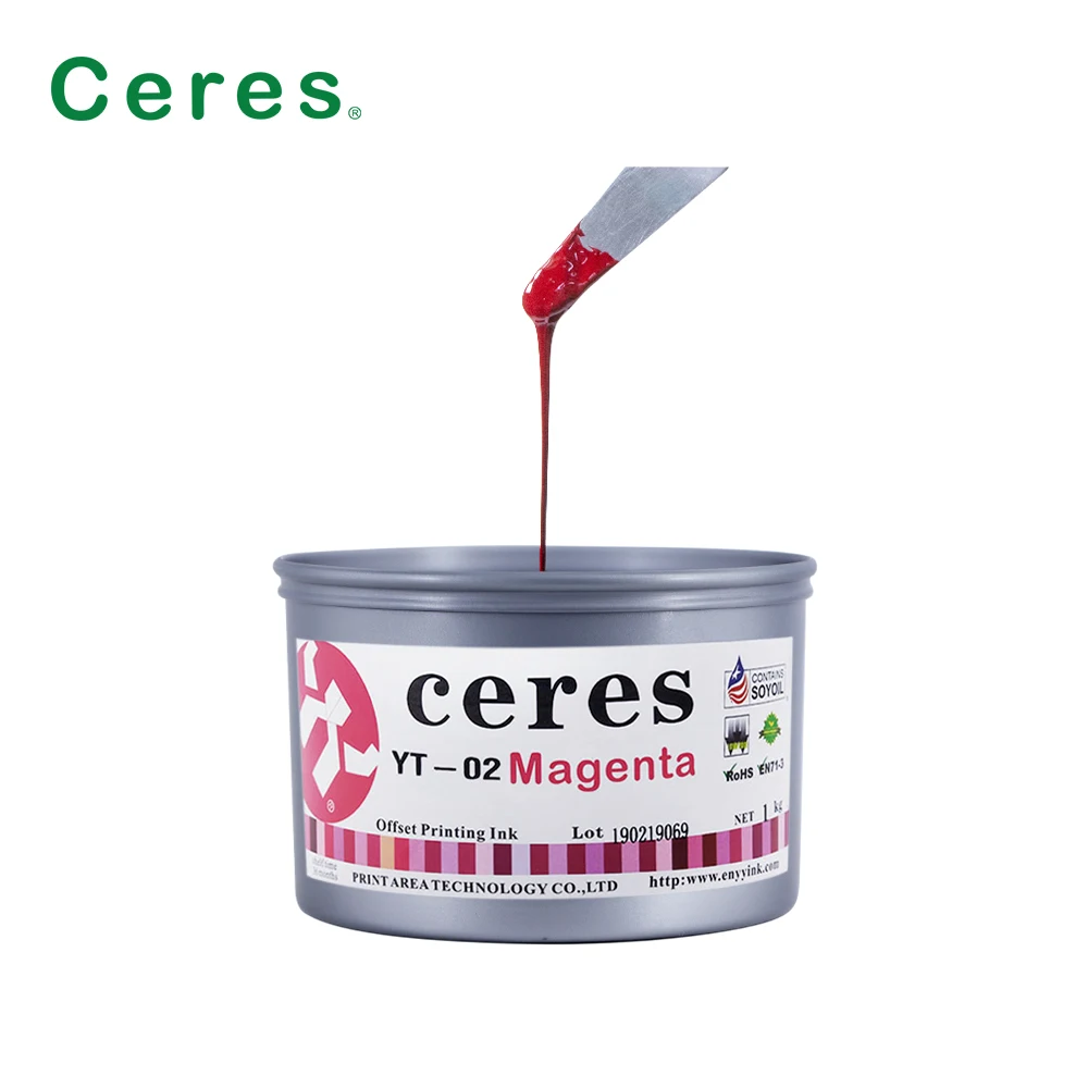 ECO-Friendly High Gloss Sheet-fed YT-02  Offset Printing Ink YT-02