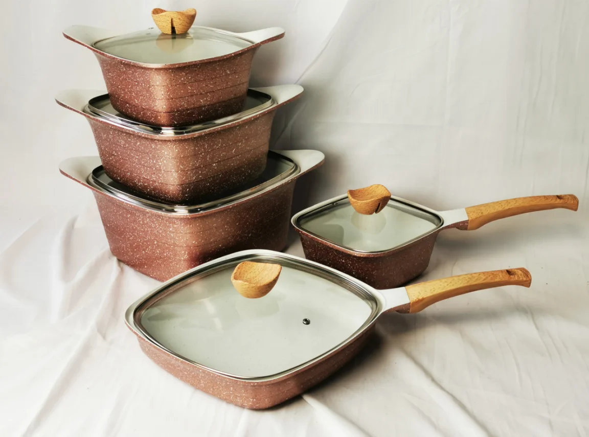 sauce pan for oven cook sauce pan soup pot cuisinart sauce pans set Square double bottom milk pot