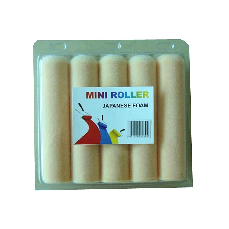 Sanfine Wall Paint Roller Refills Kit Sponge Naps Flocking Foam Roller Cover Sponge Replacement Roller Set