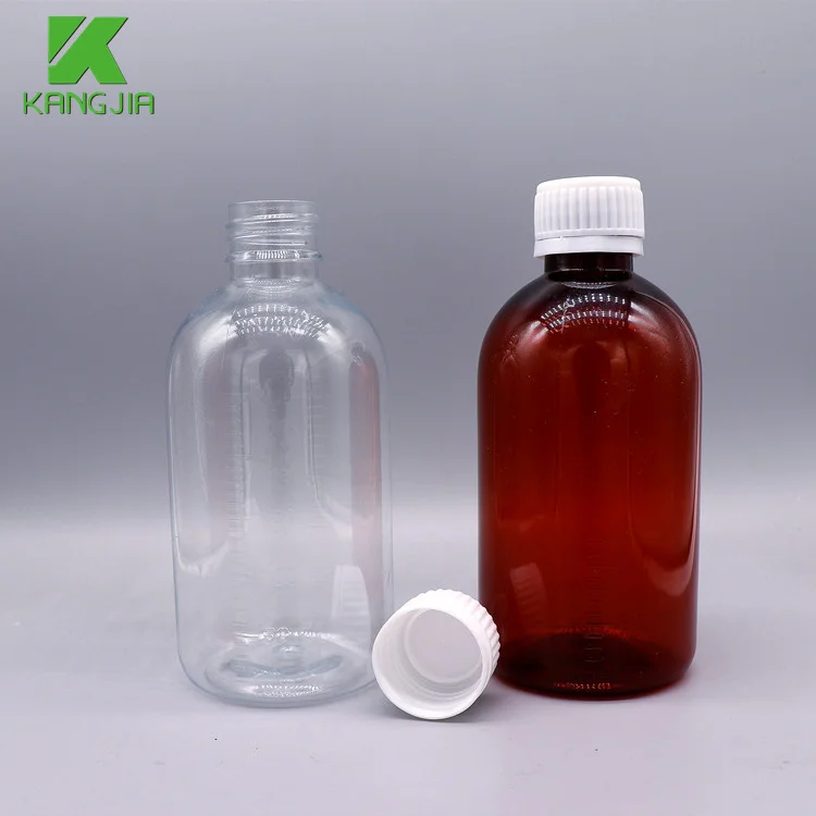Custom 250ml Amber PET Reagent Bottle Plastic Chemical Laboratory Bottle