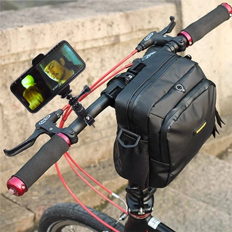 Universal Cycling Go pros Heros 5 Session/5/4 Action Camera Aluminum 360 Rotation Bike/Bicycle Hander Mount Holder Clamp Bracket