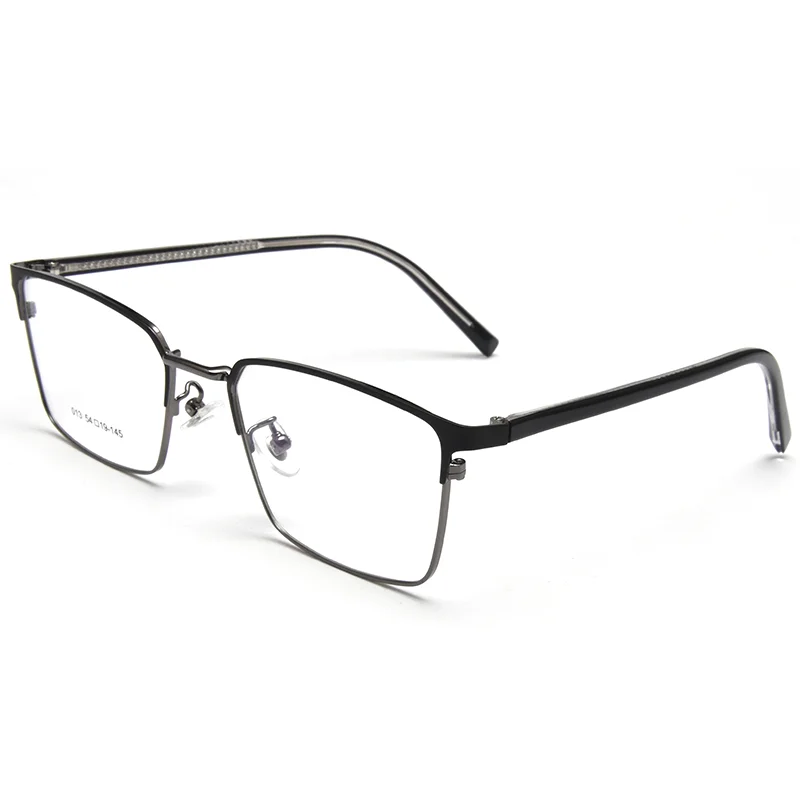 Retro non-magnetic metal adult computer gaming anti blue light glass for men and women