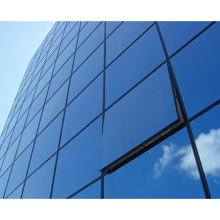 Hot Sale Wall Window Profile System Price Curtain Wall Frame Double Glass Curtain Wall Building Facade