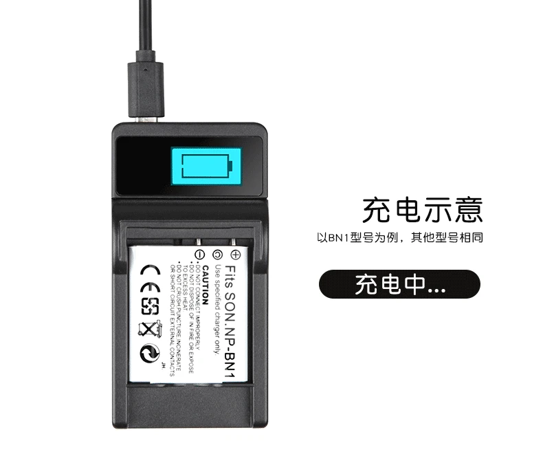 for sony NP-FW50 A6000 A6500 A6300 A7R A55 A5100 RX10 A5000 Camera LCD USB Charger Outlet