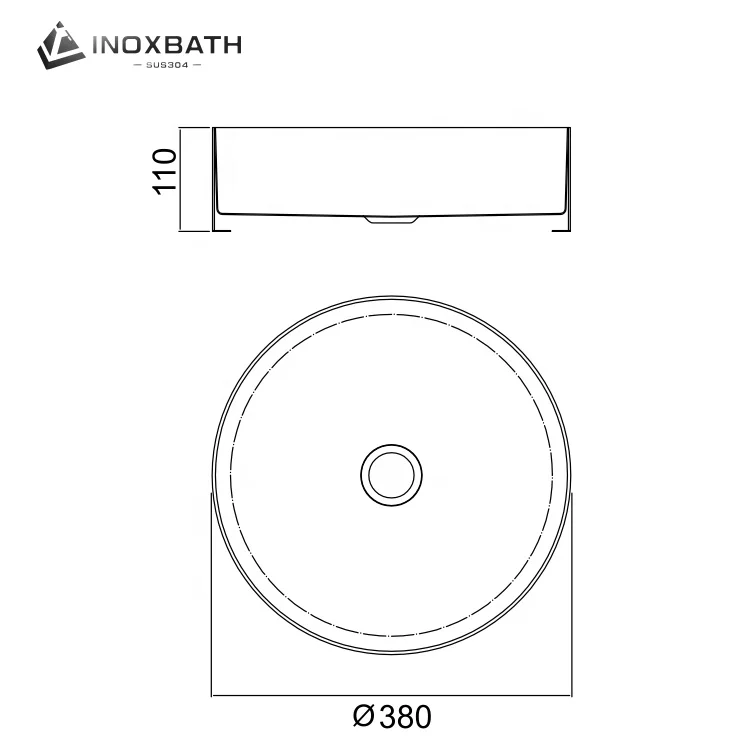 Bathroom Luxury Hotel Vanity Basin Porcelain Stainless Steel Art Wash Basin Counter top Vessel Sink