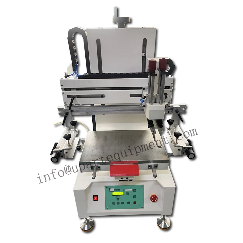 Acrylic display board screen printing machine mini scree printer with vacuum flat serigraphy machine