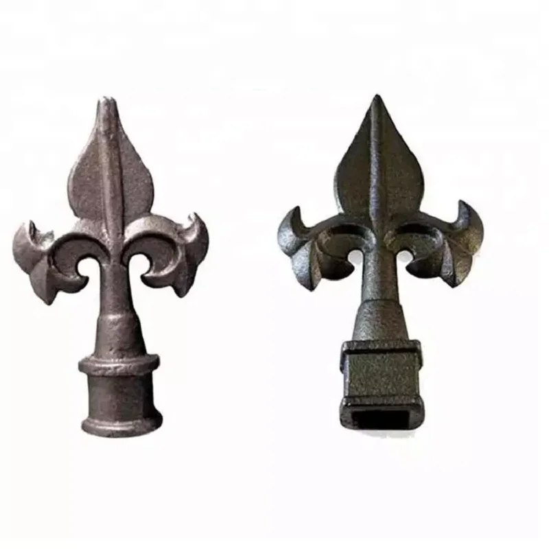 Latest Russian Design Hot Sale Factory Metal Cast Steel Forged Spearheads for Fences Gates Decorative Accessories