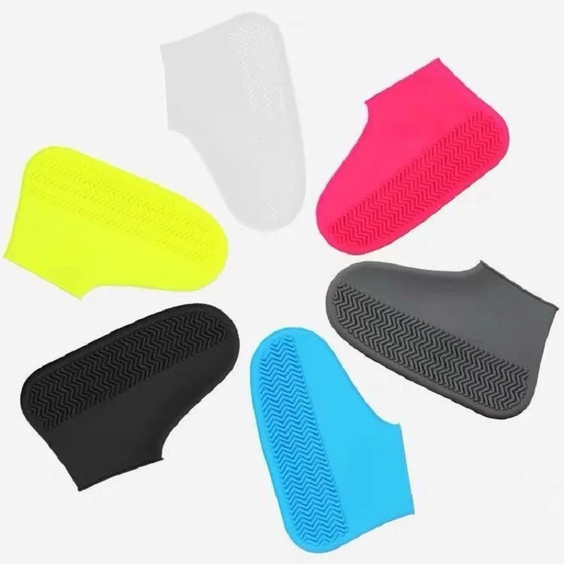 2021 Amazon hot sale silicone shoe cover rain reusable waterproof protector rain boots for women men skidproof sport shoe covers