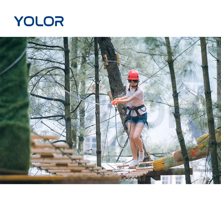 Climbing Frame Outdoor Obstacle Adventure Jungle High Rope Course For Sale