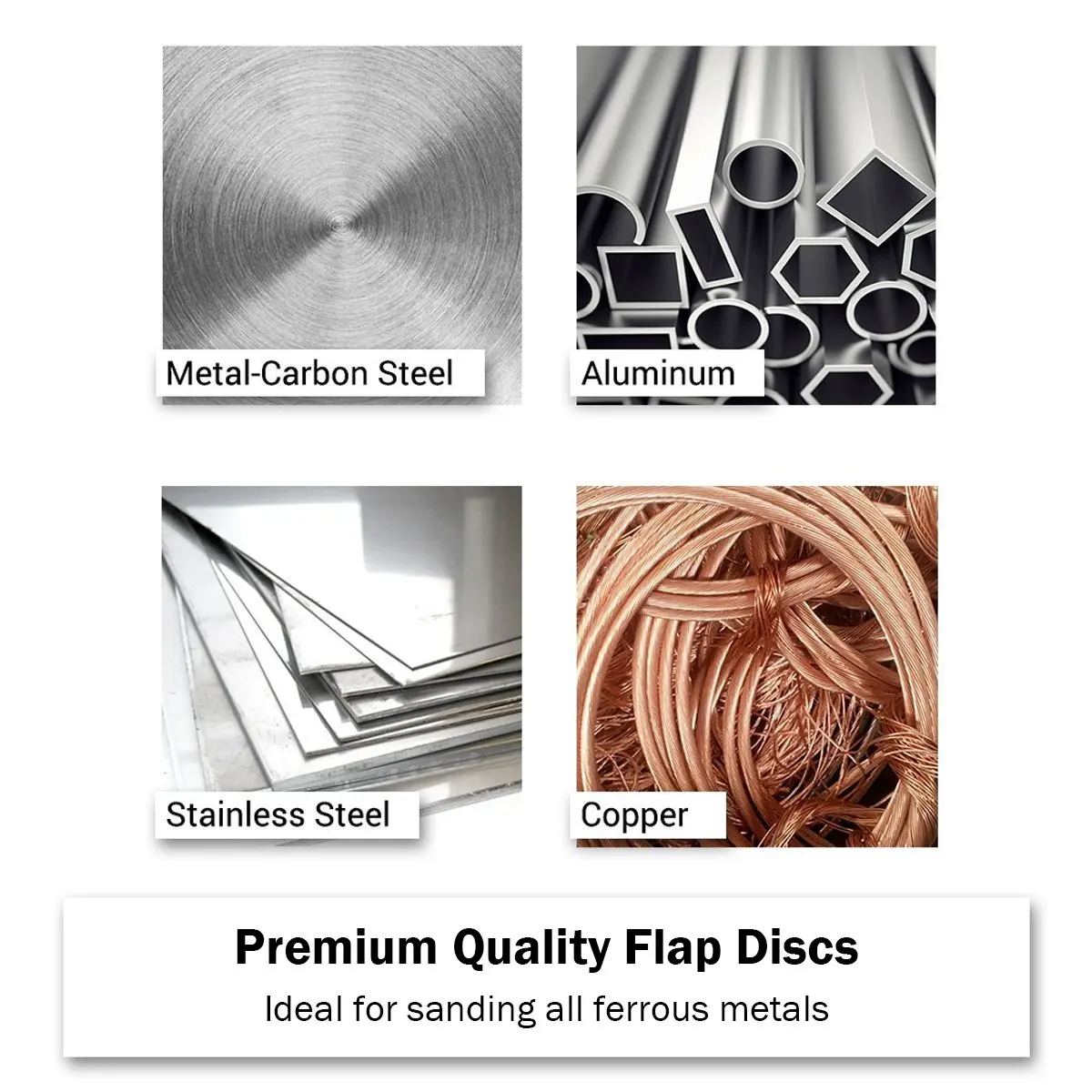 Zircon Grinding Sanding abrasive flap disc plastic backing polishing wheel for Wood Paint Rust Metal