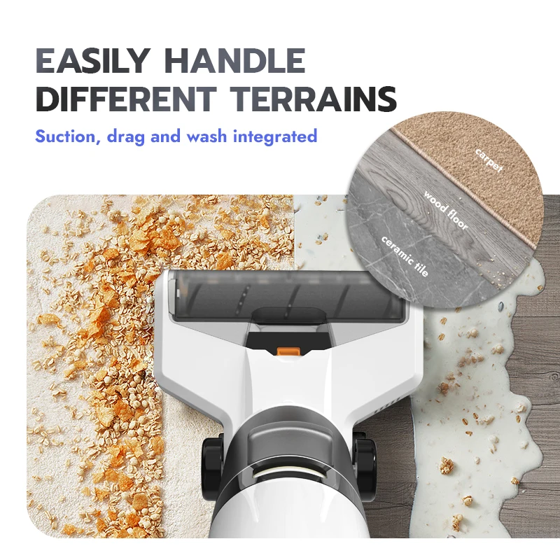 Best Clean OEM Manufacture Power Suction Vacuum Cleaner with mop Cordless Wireless Wet and Dry Floor Care Washer Vacuum Cleaners