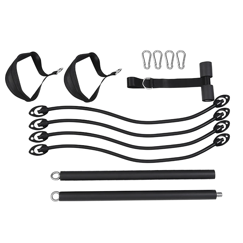 Home Gym Workout Portable Pilates Adjustable Pilates Bar With Resistance Bands Yoga Pilates Stick