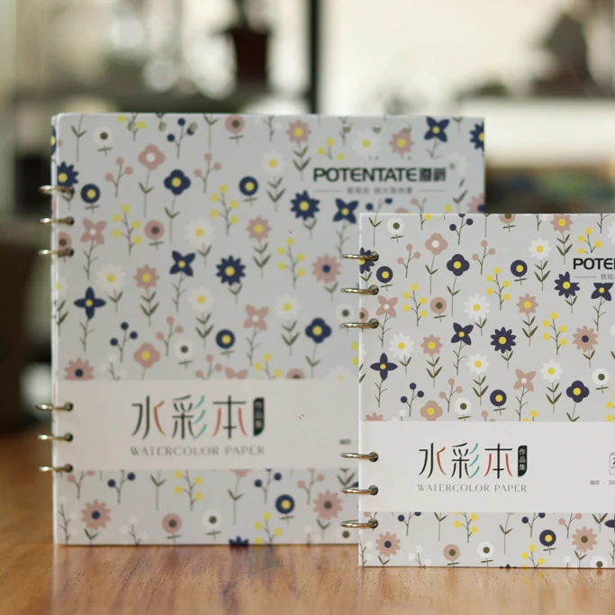 Potentate Watercolor Paper book work collection loose leaf Cold Press 260x260mm