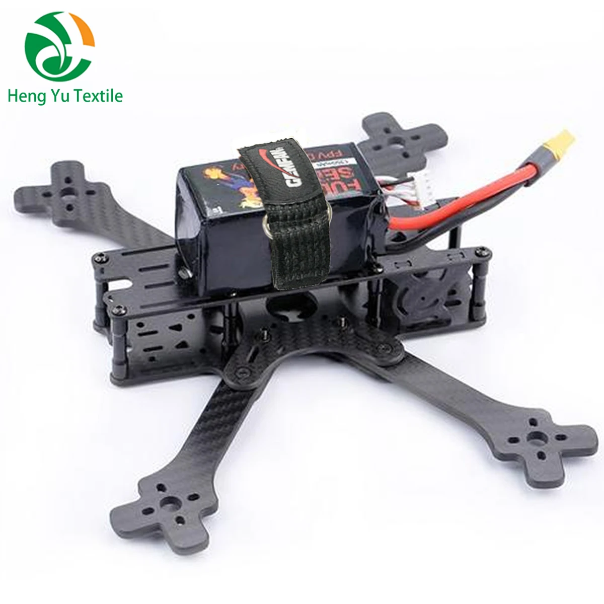 Factory whole sale Black anti-slip adjustable buckle strap hook loop battery straps