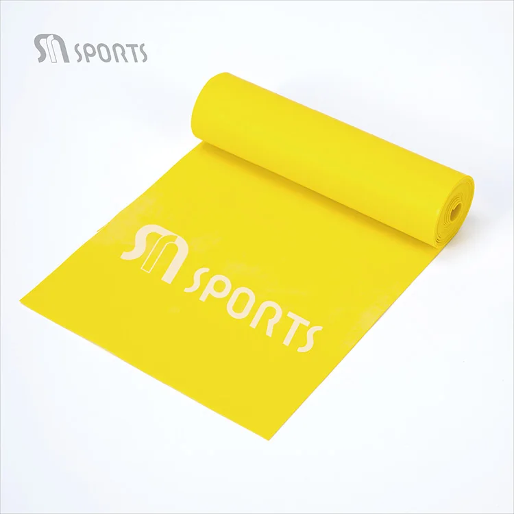 2021 Premium Quality Women Pilates Yoga Flat Long Resistance Bands