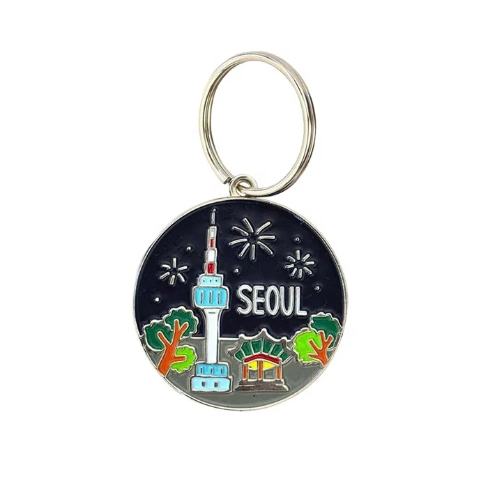 China Advertising gift  promotional products item Custom logo metal key ring other metal key chains