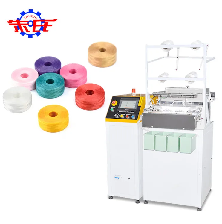 4 heads Yarn Bobbin Winding Machine 4 Spindles Wool Yarn Rewinding Machine