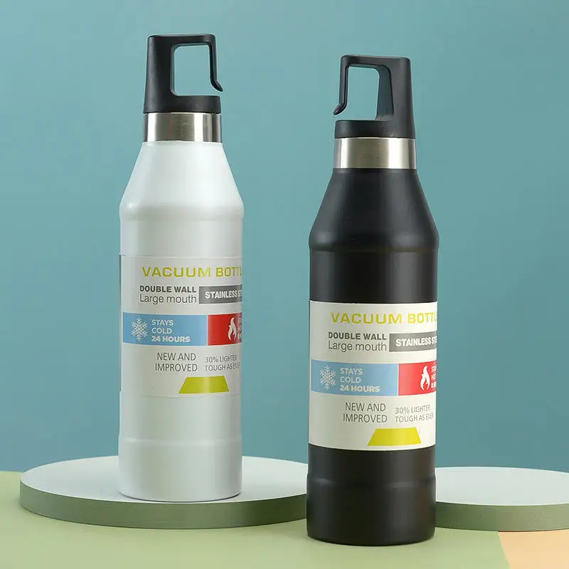 Large-Capacity Stainless Steel Flask Bottle Vacuum Water Bottle For Sport Thermos Double Wall Stainless Steel Water Bottle