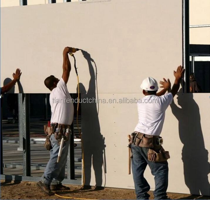 CE standard 12mm White color Non-asbestos Fireproof  mgo panel