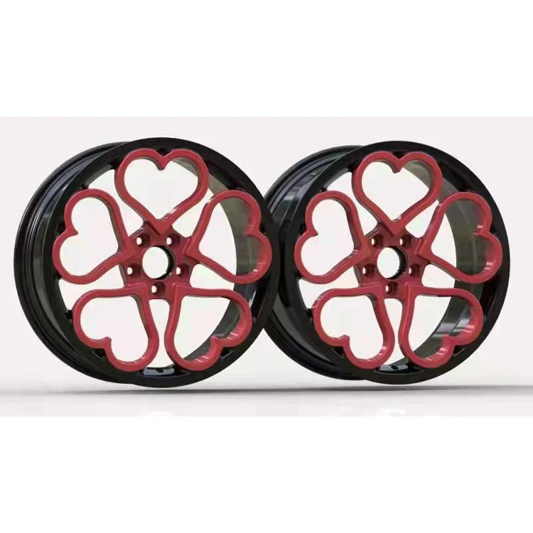 19 inch 5x112 5x114 heart shape forged alloy wheels car rims