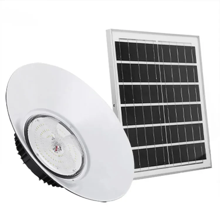 2024 factory price High efficiency super brightness Solar power led high bay light for industry work shop factory lighting