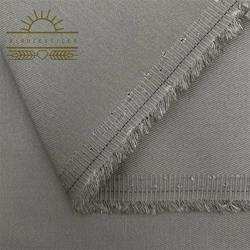 RIGU Textiles CVC White Woven Fabric Roll Polyester Digital Printed Polyester Twill Fabric For Taekwondo Uniform Fabric