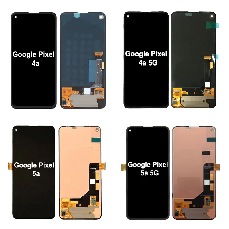 Original lcd display assembly touch screen for google pixel 4a 5G 5a 5G 3 3a xl 2xl 6 pro lcd replacement