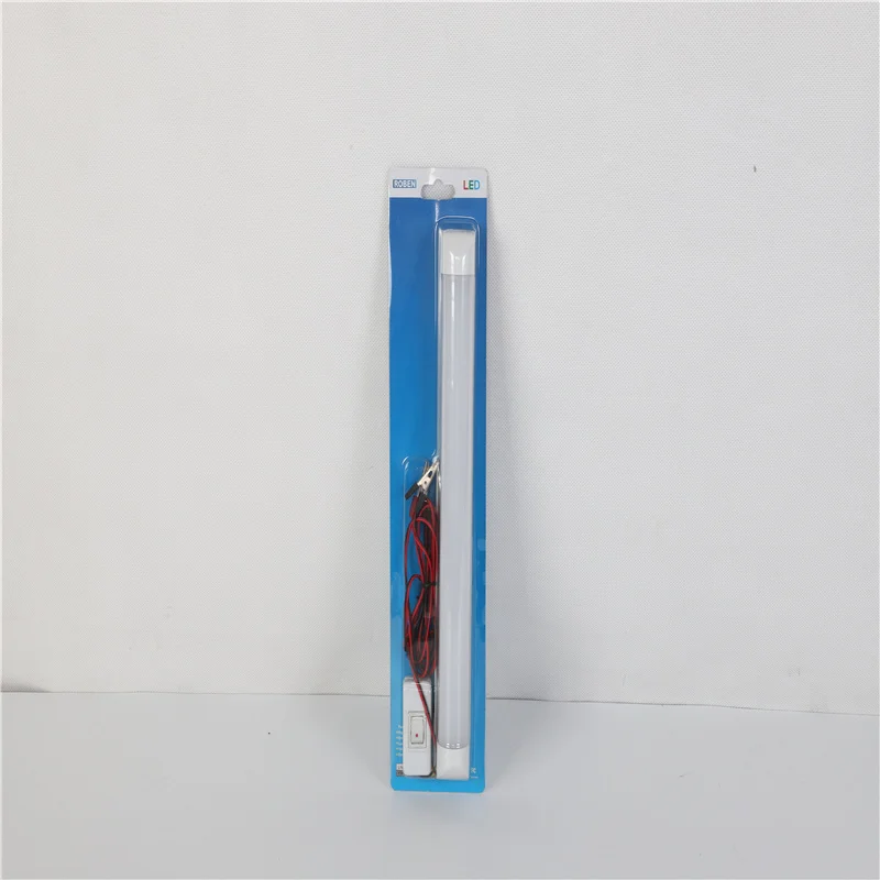 Promotion 5V/12V led tube t8 0.5ft 1ft With 2 m wire clip and switch button for outdoor lighting