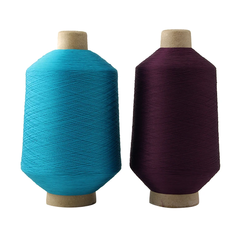
Factory direct sales high quality elasticity knitting yarn nylon braiding yarn nylon texturesed yarn 
