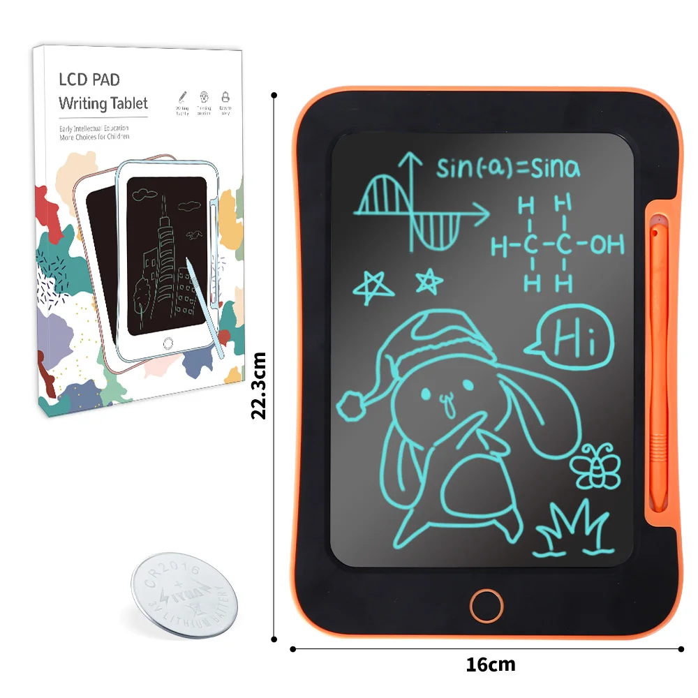 New Children favourite 8.5 inch digital cover pen tablet color drawing board for kids