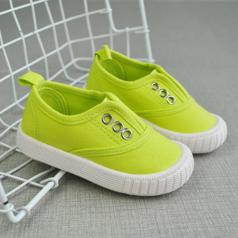 Китай, индивидуальные много цветов, Детские простые дизайнерские парусиновые туфли, красивая повседневная обувь для девочек