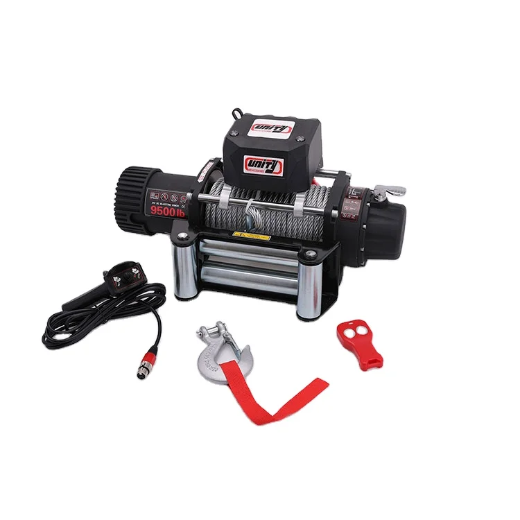 4x4  Electric winch EW9500N with steel rope universal Electric winch