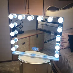 Stock on USA! Docarelife Makeup Vanity Hollywood Desk Lighted Dressing Mirror for Bedroom