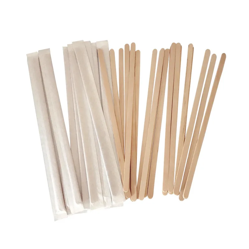 Christmas custom size wooden bamboo stick coffee stirrer Wooden stirrers and sticks for coffee