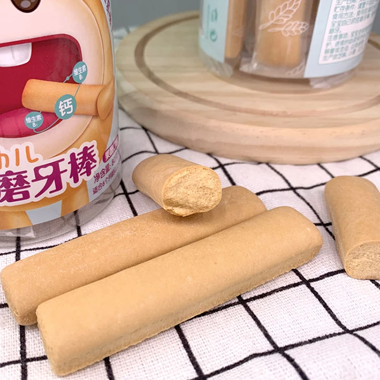 
Factory direct sales teething stick biscuit for baby 