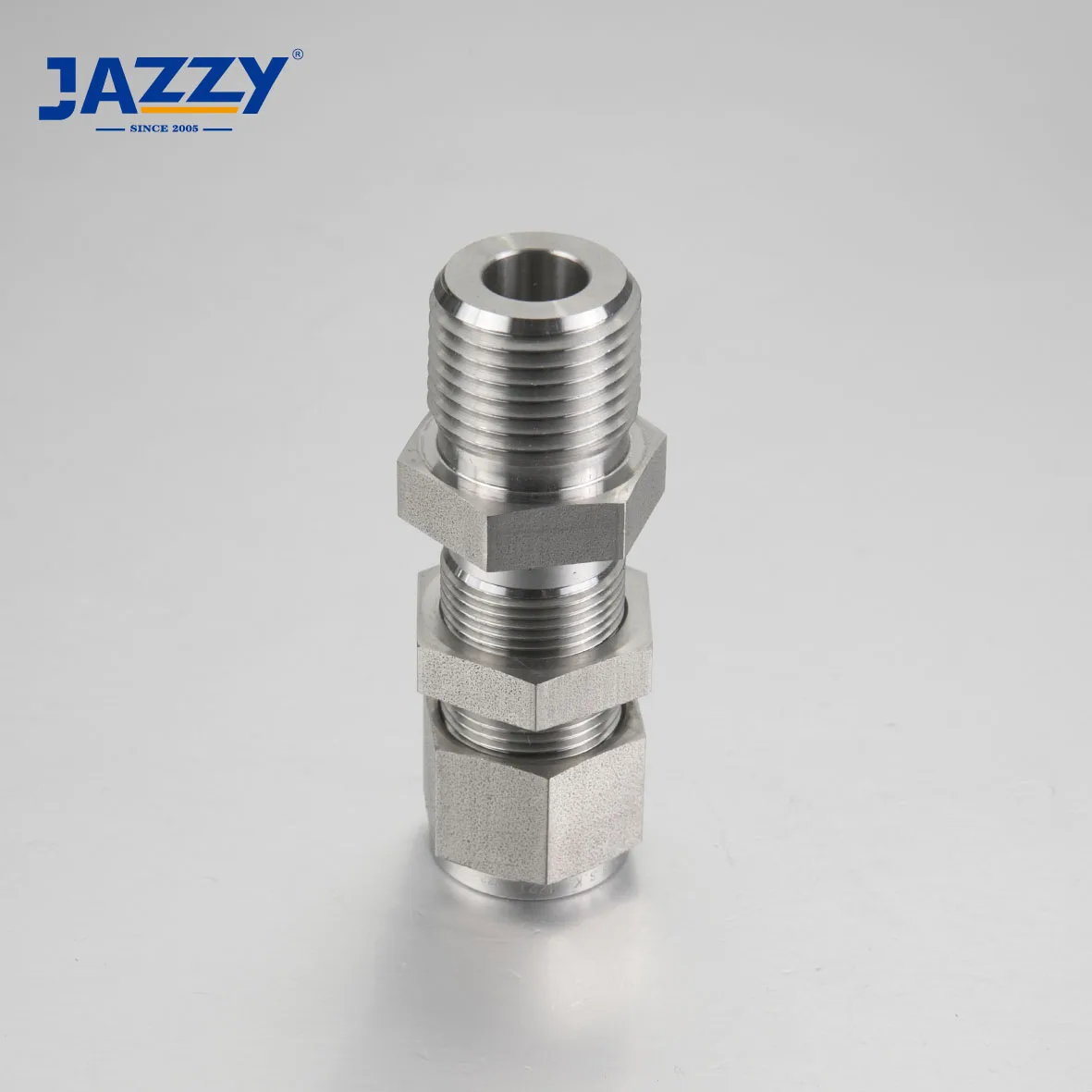 JAZZY Stainless Steel Tube To AN Tube DMCH AN Union DBMCH AN Bulkhead Swagelok Male Connector Instrument Fittings Tubing
