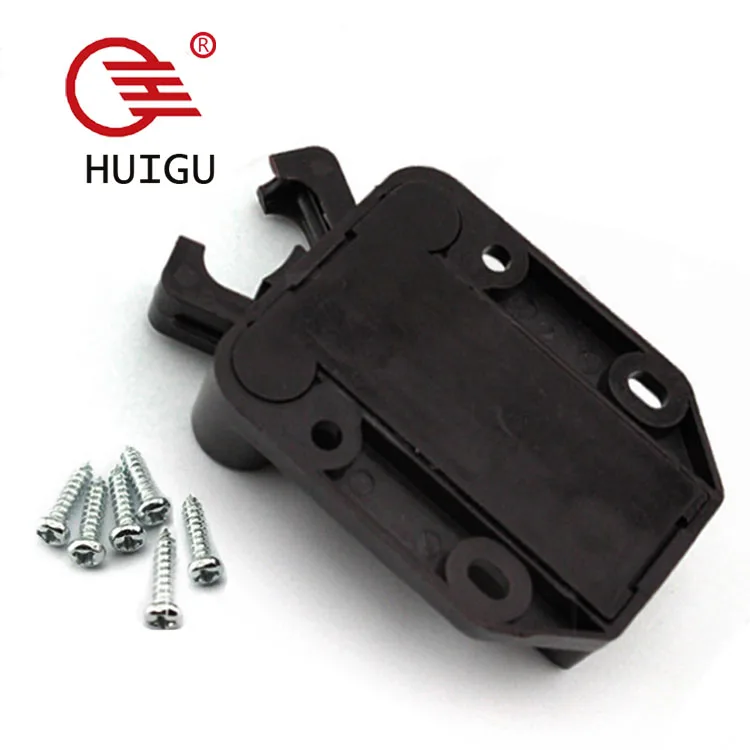 Black Or White cabinet door plastic latch Beetle cabinet door bouncer