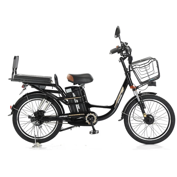 Wholesale of electric bike with baskets in Chinese factories electric bike adult/electric cargo bike high-quality double person