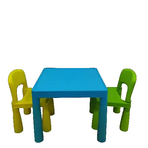 Multi-Purpose Plastic Table And Chair Set For Kids Toddler Play Table And Chair