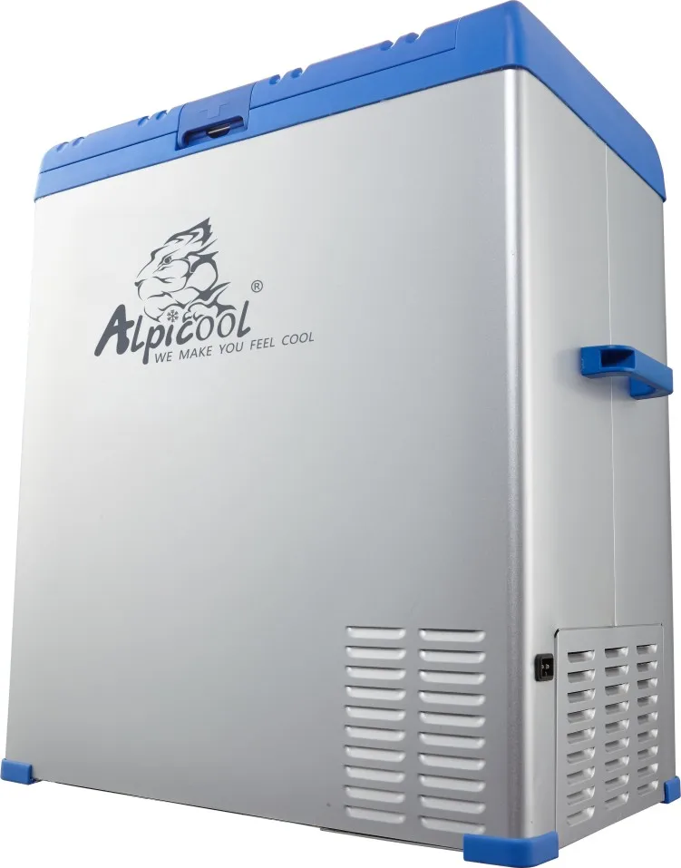 A75 Alpicool camping portable car fridge 63.8L electric 12V 24v 100-240v AC DC L G compressor fridge freezer for car and boat