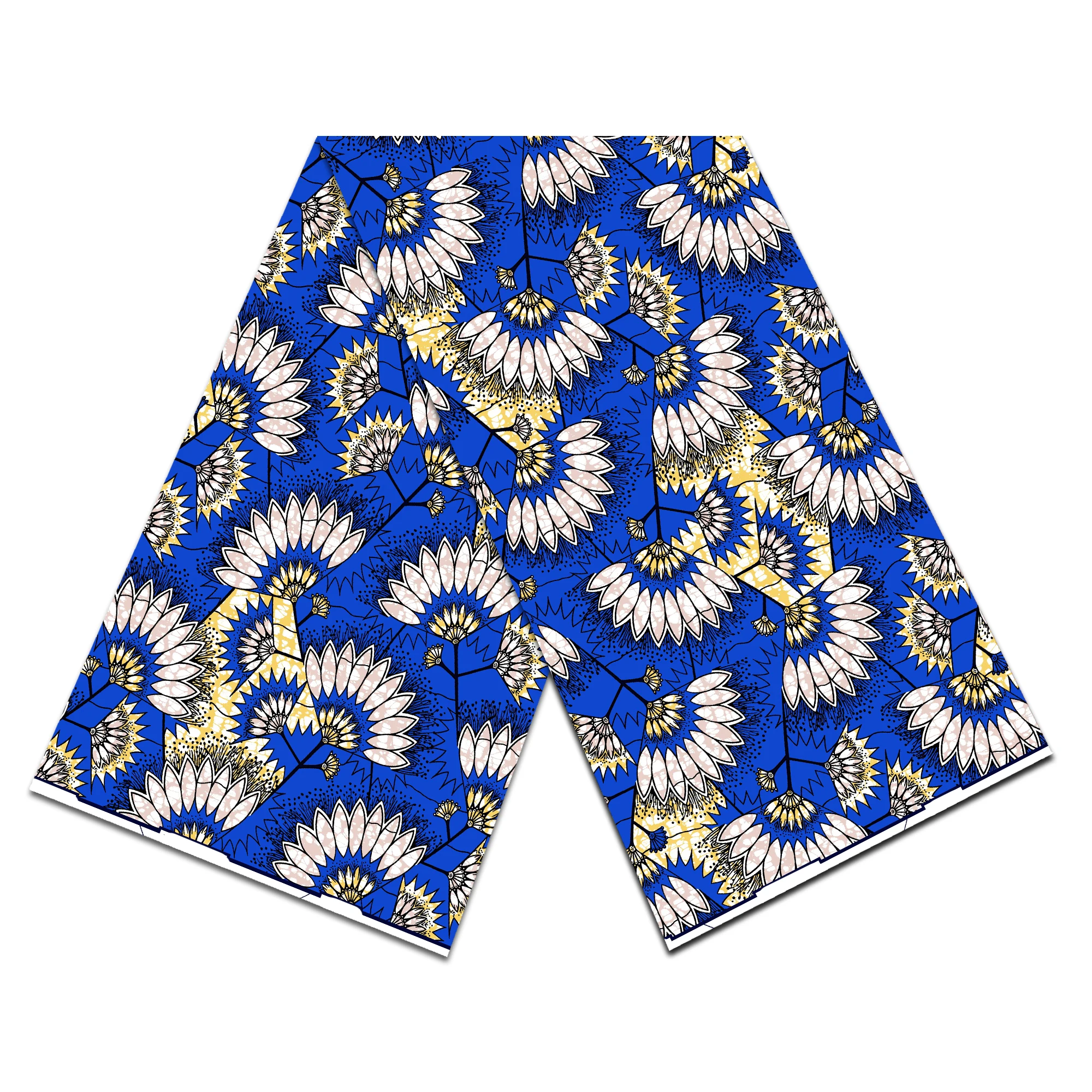 Spot Super Africa Wax Print Fabric African African Wax Fabric Textile Tissu Africain En Soie Satiné a Motif De Cire Pour