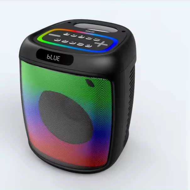 Real 100w Portable Bluetooth Speaker with Double Subwoofer Heavy Bass.